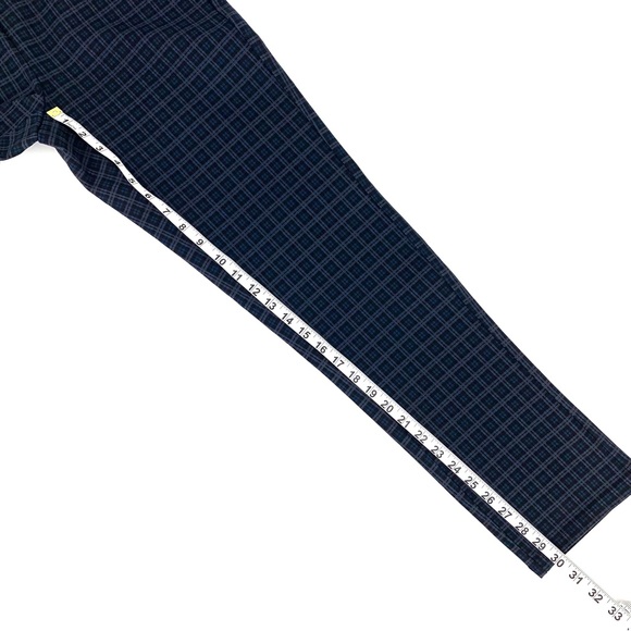 Orange Fashion Village NWT Tartan Plaid Slim Fit Ankle Pants, Large - Picture 10 of 16